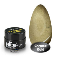 Гель фарба рідкий метал Nice Chrome 5 мл